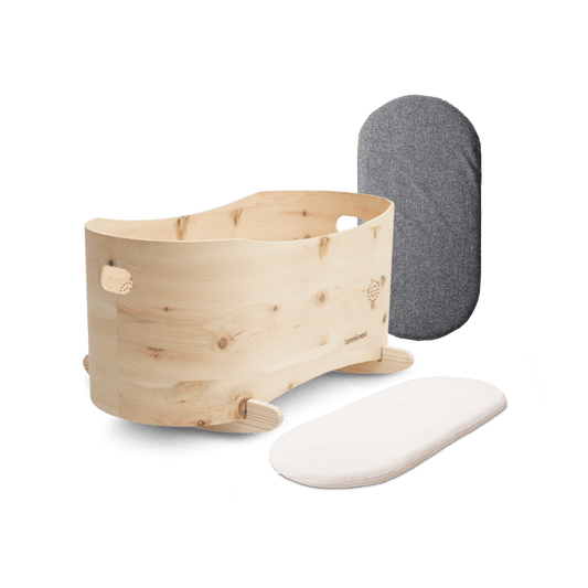 Baby crib set - natural