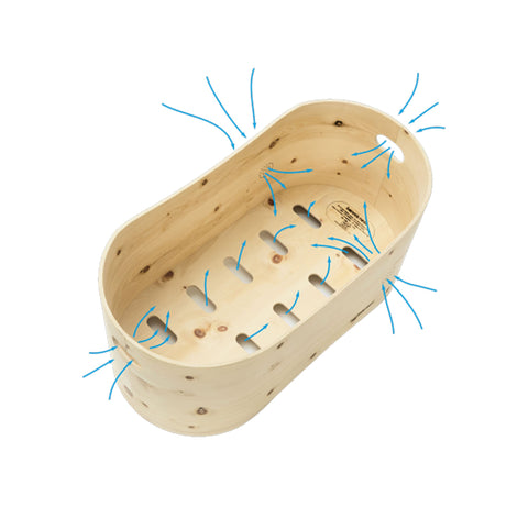 Babybett aus Zirbenholz Natur - Preloved 3