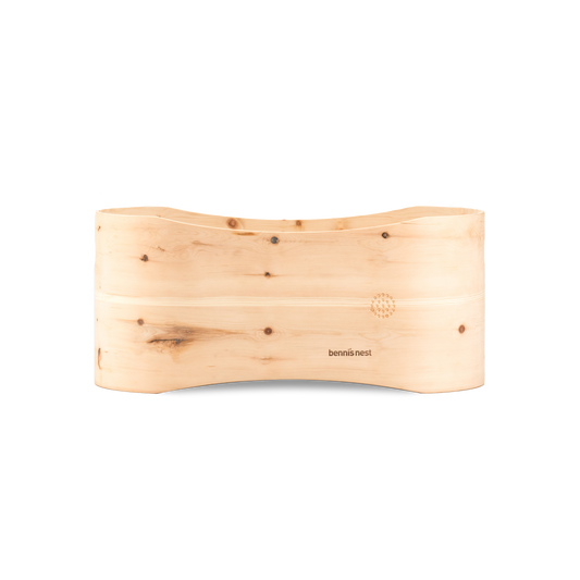 Configure a pine wood baby bed
