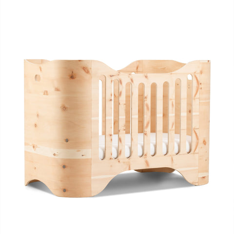 NATURE cot set, including mattress + CUBE mini II pine fan 4