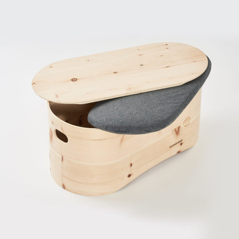 Lodenüberzug Babybett 3