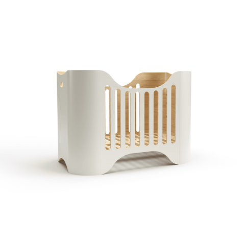 Set of cot made of pine wood including mattress and slatted frame insert sand kaufen Benni s Nest