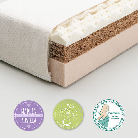 Childrens bed mattress - natural 2